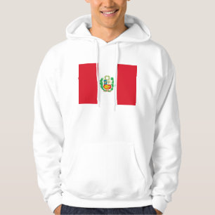 Hoodie met capuchon en vlag van Peru