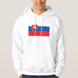 Hoodie met capuchon en vlag van Slowakije
