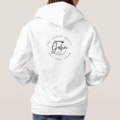 Hoodie met de Schrift (Achterkant)