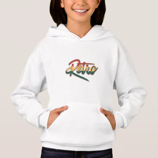 Hoodie met een retro gevoel (Voorkant)