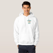 Hoodie met geborduurde look (Voorkant volledig)