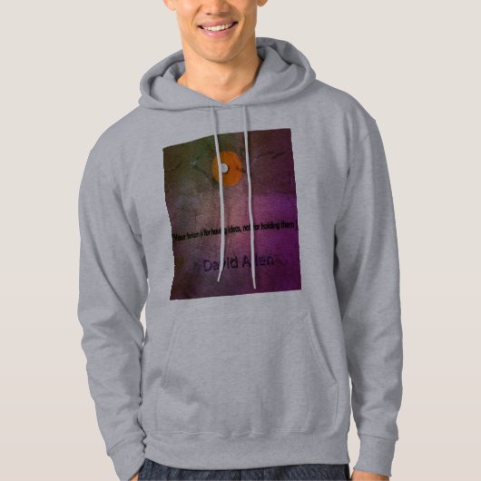 Hoodie MET QUOTE (Voorkant)