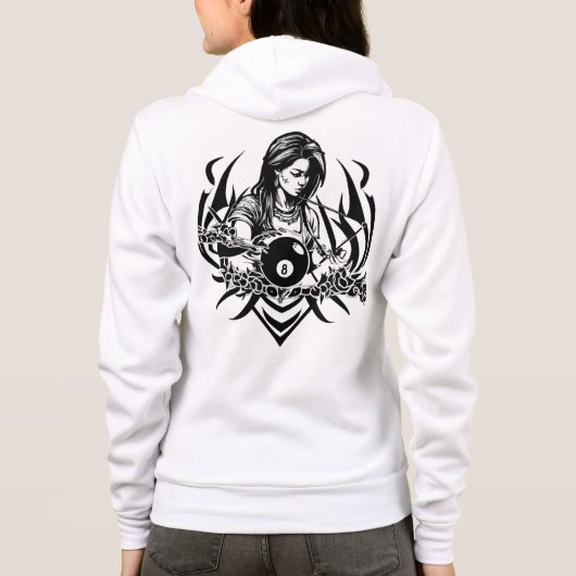 Hoodie met rits (Achterkant)