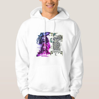Hoodie met tattoos ontwerp.