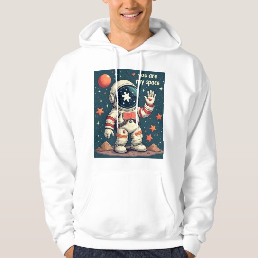 Hoodie met Valentijns ontwerp (Voorkant)