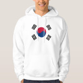 Hoodie met vlag van Zuid-Korea (Voorkant)