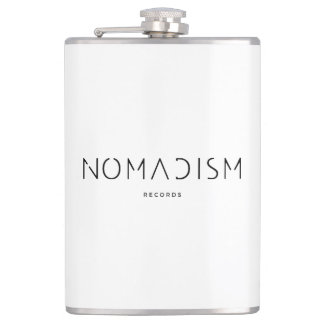 Hoodie Nomadism Records Zwarte Logo Heupfles