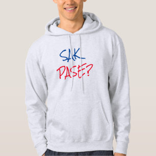 Hoodie Sak pase? Nap kookt. Voor een man in een te