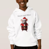 Hoodie - Santa's Little Helper (Voorkant)