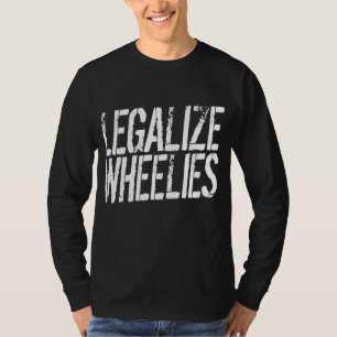 Hoodie Stunt Wheelie Motorbike Gift of Treat T-shirt