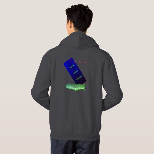 Hoodie Sweatshirt (Achterkant volledig)