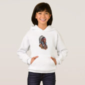 Hoodie, Sweatshirt - Indianen (Voorkant volledig)