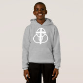 Hoodie van het kind: Moderne Logo (Voorkant volledig)