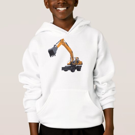 Hoodie van het Kind van de excavator (Voorkant)