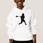 Hoodie van het Kind van Lacrosse Player (Voorkant)
