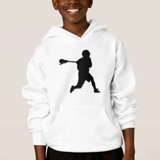 Hoodie van het Kind van Lacrosse Player (Voorkant)