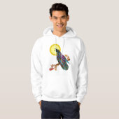 Hoodie van Mannen van elektrische cellen (Voorkant volledig)