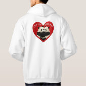 Hoodie van Panda Valentijns (Achterkant)