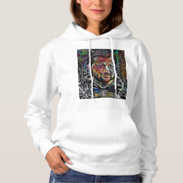 Hoodie Volodymyr Zelensky art abstracte