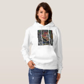 Hoodie Volodymyr Zelensky art abstracte (Voorkant volledig)