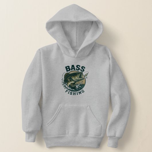 Hoodie voor Bassvissen (Laagn)