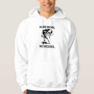 Hoodie voor "hard werken"