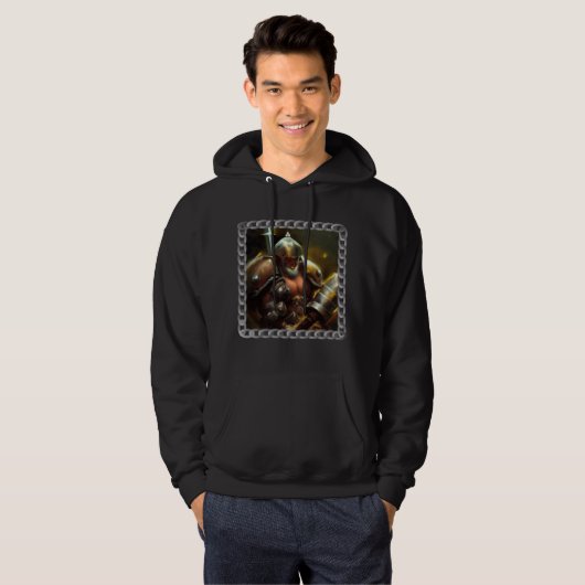 Hoodie Warrior Dwarf (Voorkant volledig)
