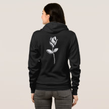 HOODIE WOMENS FLOWER DESIGN