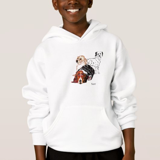 Hoodies: IT is een Dog-wereld (Voorkant)