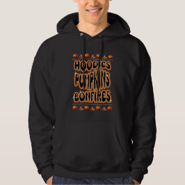 Hoodies Pumpkins Bonfires Retro Herfst