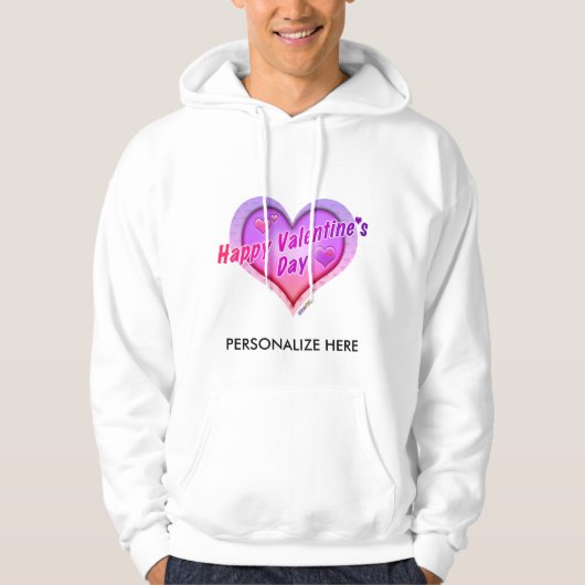 HOODIES, SWEATS - Fijne Valentijnsdag Hoodie (Voorkant)