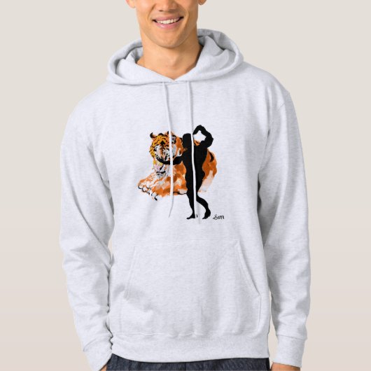 Hoodies: Tijgers van binnen Hoodie (Voorkant)