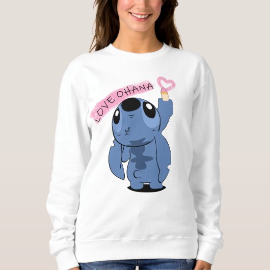 Hoodies Women Ohana Stitch (Voorkant)