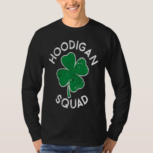 Hoodigan Hooligan Squad Lucky C St Patrick's Day T-shirt (Voorkant)