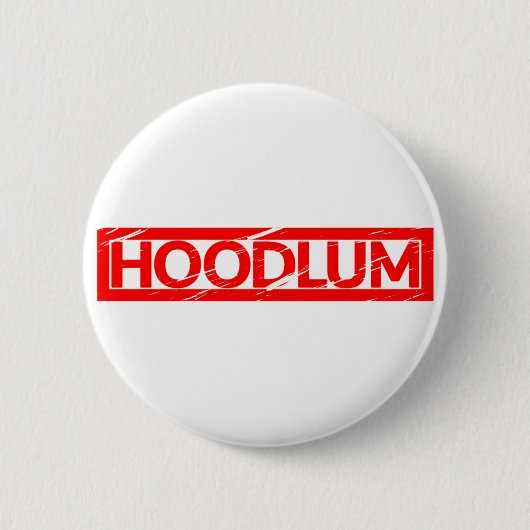 Hoodlum Stamp Ronde Button 5,7 Cm (Voorkant)