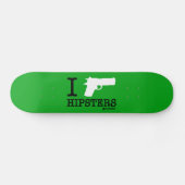 Hoodman "I Shoot Hipsters Green" Persoonlijk Skateboard (Horizontaal)