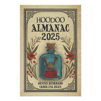 Hoodoo Almanac 2025 Hoesje Art Glossy Poster