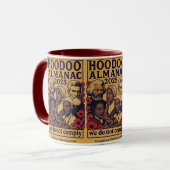 Hoodoo Almanac 2025 voldoen wij niet Mok (Voorkant links)