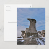 Hoodoo Canada Postcard Feestdagenkaart (Voorkant / Achterkant)