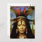 Hoodoo Priestess Briefkaart (Voorkant / Achterkant)