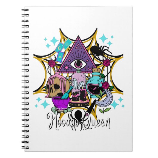 Hoodoo Queen Notitieboek (Voorkant)
