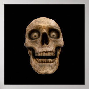 Hoodoo Skull Poster