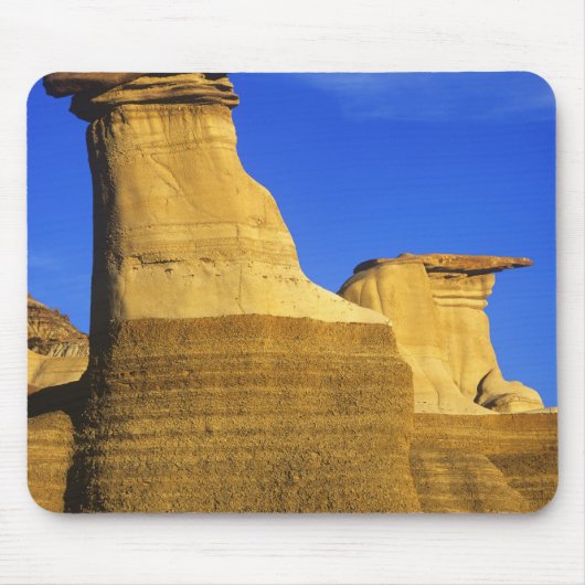Hoodoos bij Drumheller Alberta, Canada 2 Muismat (Voorkant)