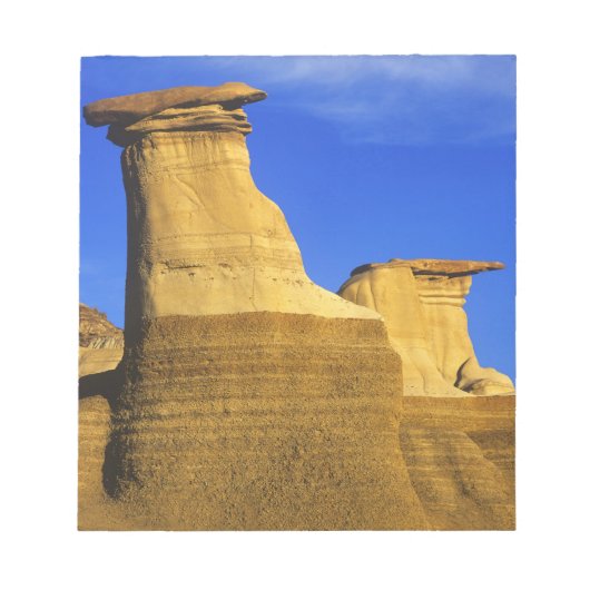 Hoodoos bij Drumheller Alberta, Canada 2 Notitieblok (Voorkant)
