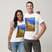 Hoodoos bij Drumheller Alberta, Canada 2 T-shirt (Unisex)