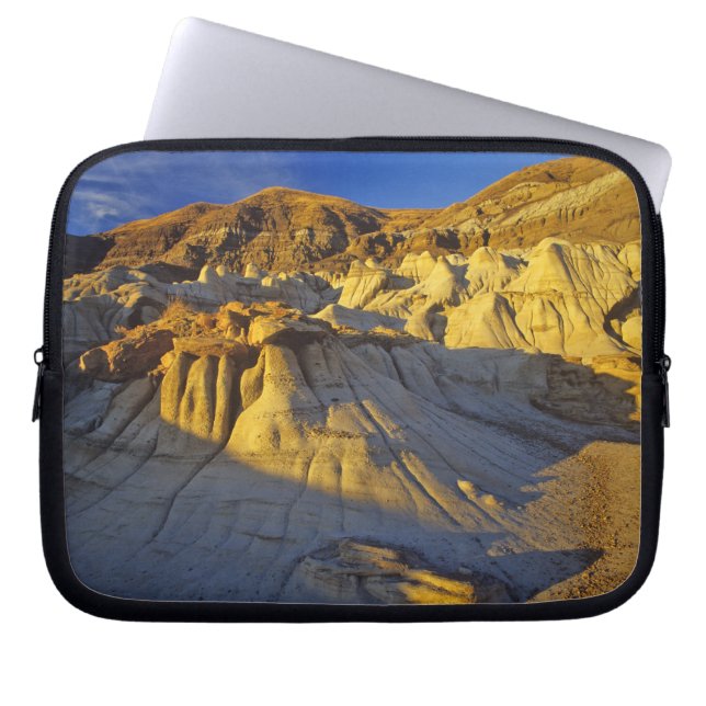 Hoodoos bij Drumheller Alberta, Canada Laptop Sleeve (Voorkant)