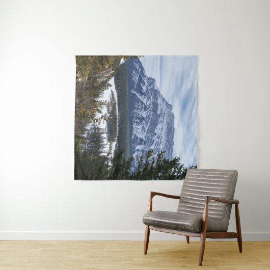 Hoodoos en Snowy Tunnel Mountain, Alberta Wandkleed (In Situ (horizontaal))