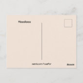 Hoodos 2-briefkaart briefkaart (Achterkant)