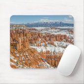 Hoodos op het nationale park Sunset Point Bryce Ca Muismat (Met muis)