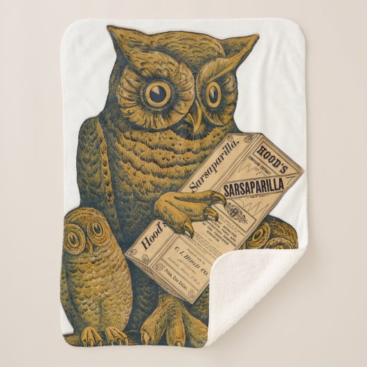 Hood's Sarsaparilla Restorative Tonic. Sherpa Deken (Voorkant)